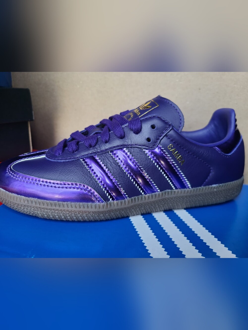 Samba OG W K16790 CPurple women size 5 new with box